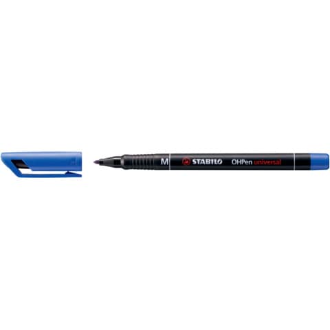 Penna Stabilo OHPen universal Medio (M) 1 mm blu 843/41